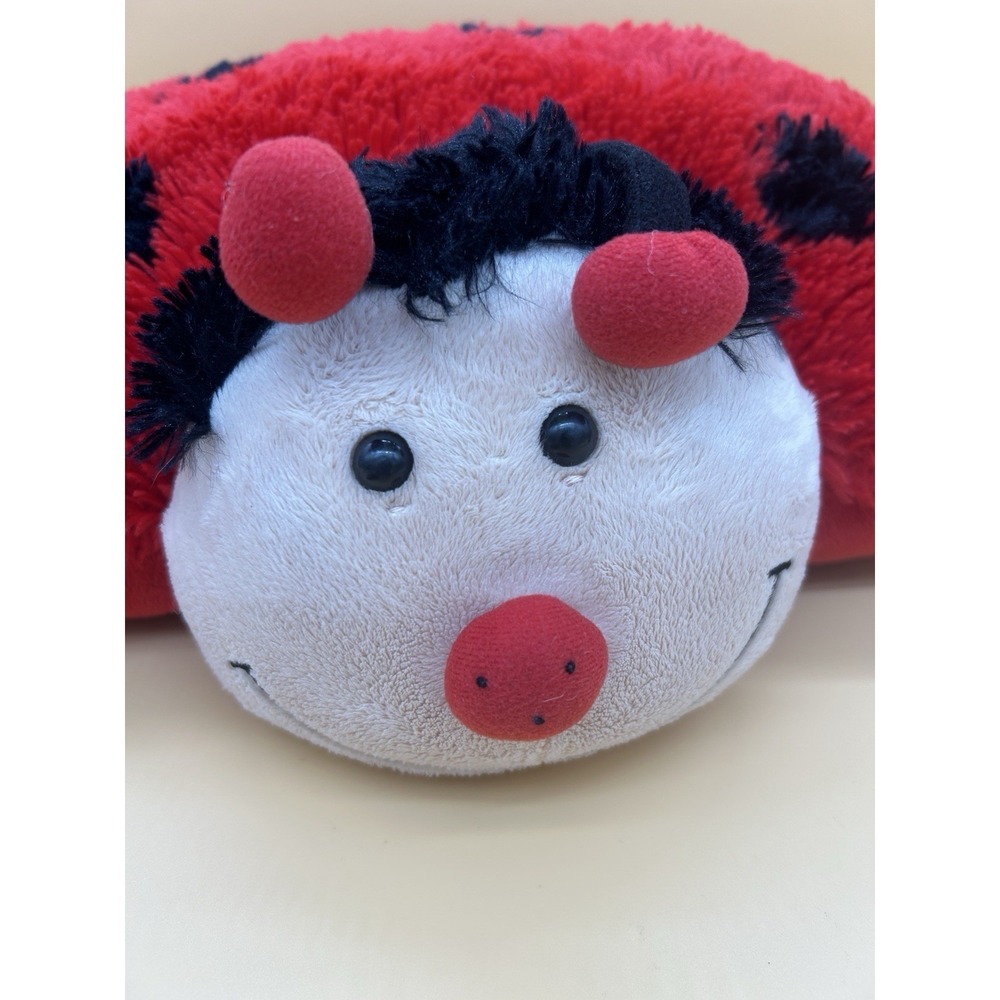 Pillow Pets Lady Bug Red Large Convertible Plush Pillow Stuffed Animal 18" 2010 - Picture 9 of 9